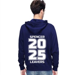 Spencer Classic 2025 Design Leavers Farewell Stars & Stripes Hoodie